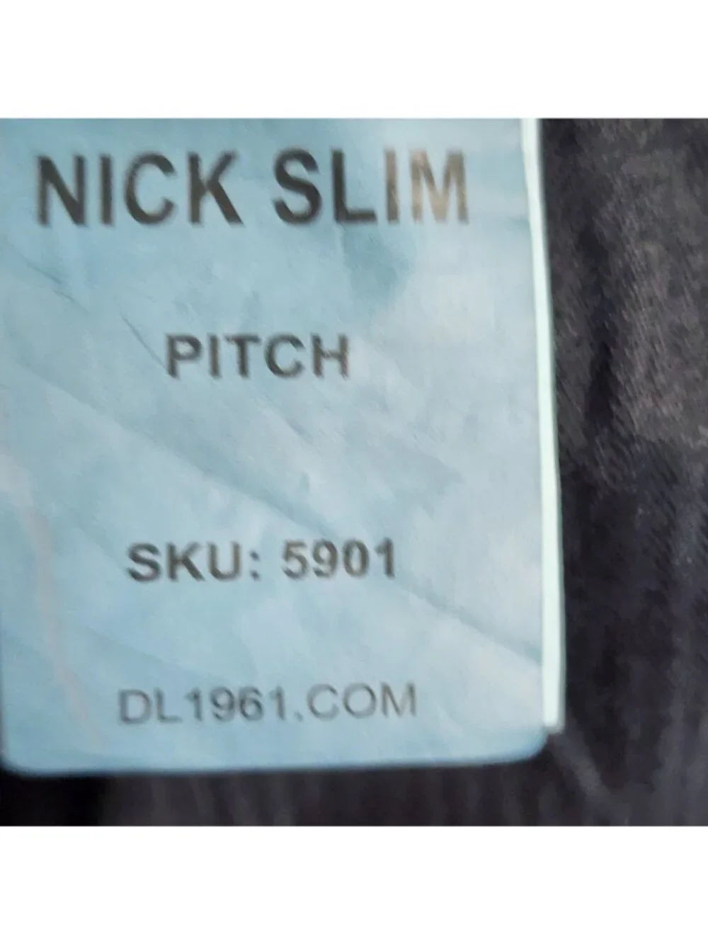 DL1961 Jeans Mens 31x33 Black DL Ultimate Nick Slim Denim